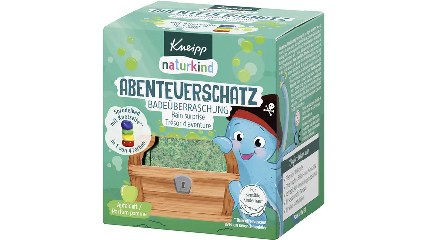 Kneipp naturkind Abenteuerschatz Badeüberraschung inkl. Knetseife 100 g