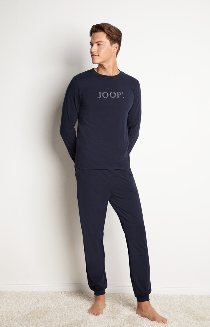 Loungewear Longsleeve in Dunkelblau