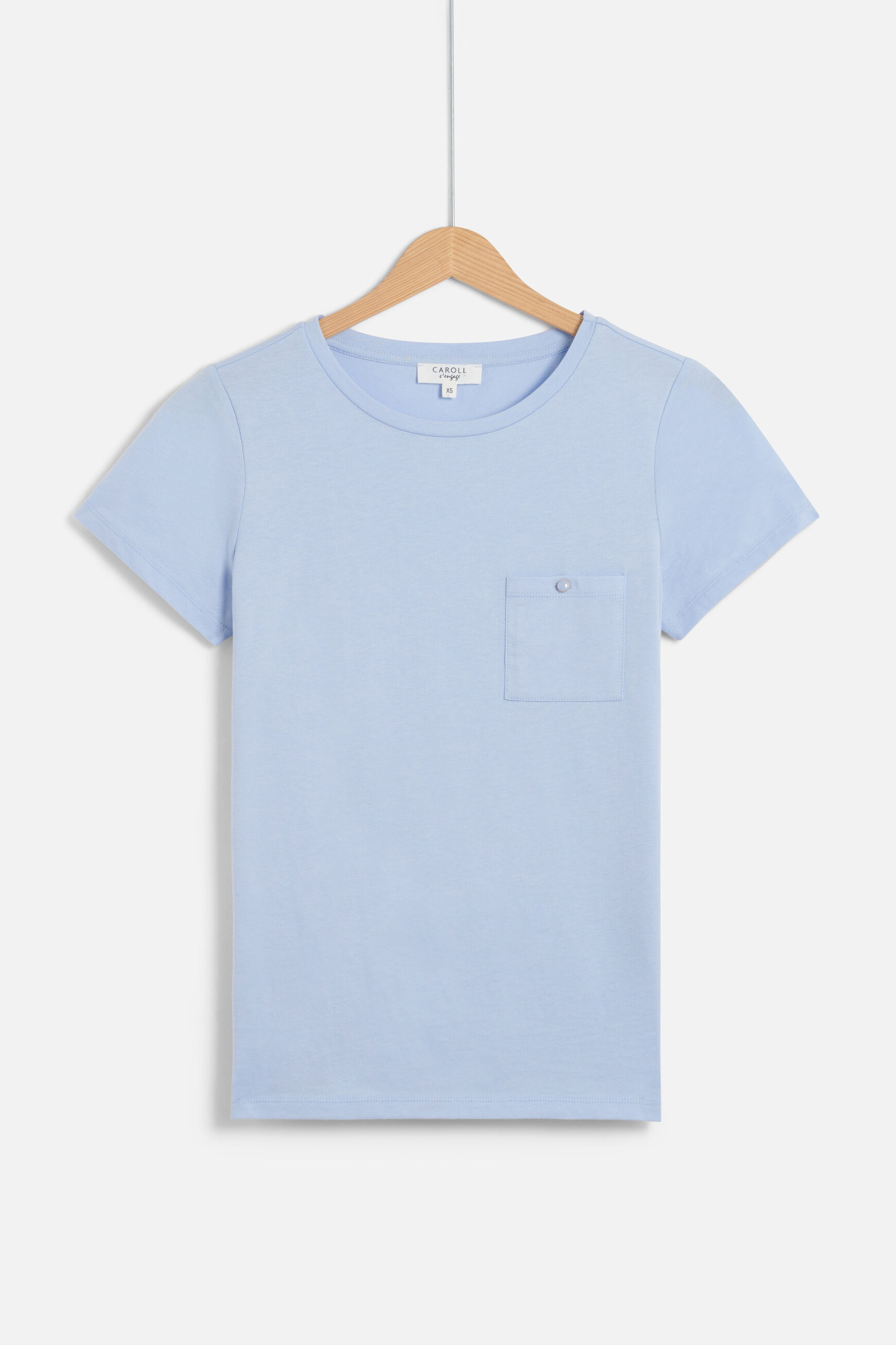 t-shirt ninon bleu clair femme