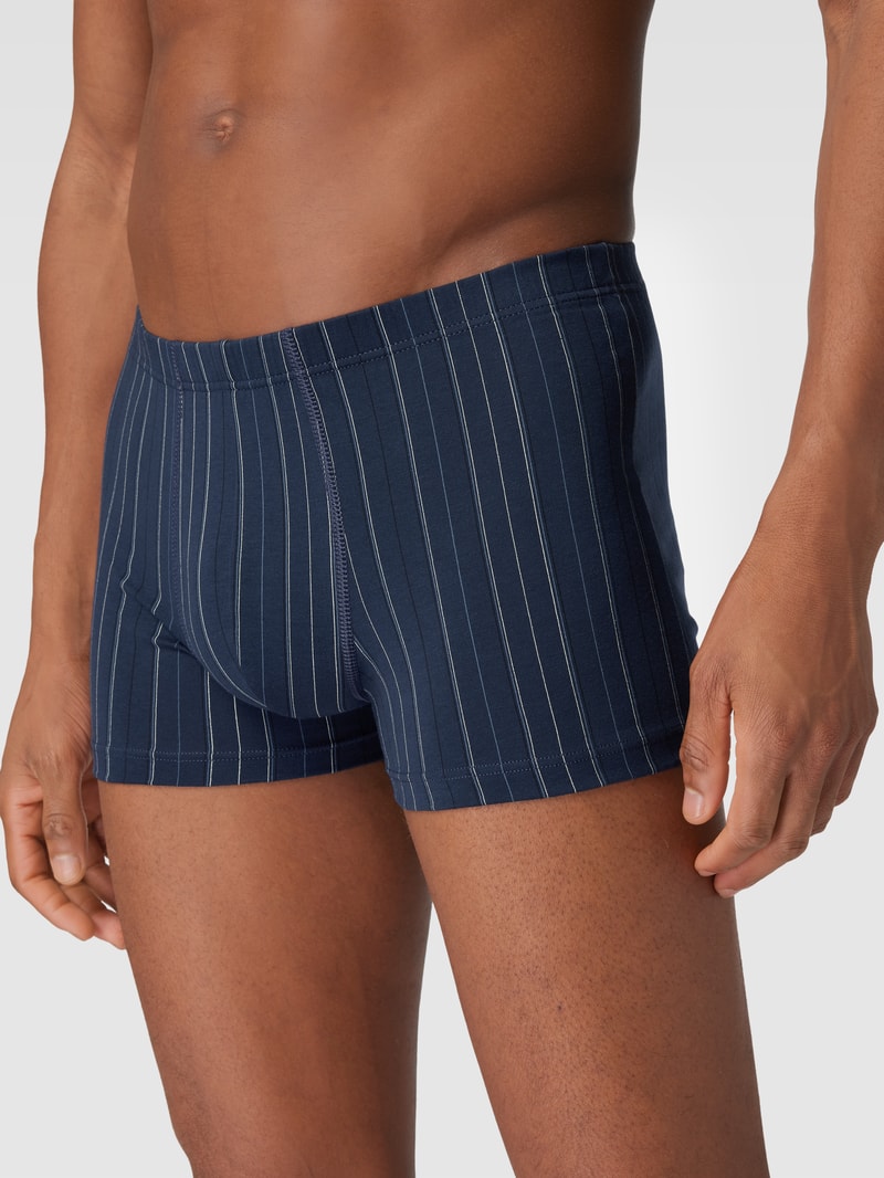 Trunks mit elastischem Bund im 2er-Pack in marineblau