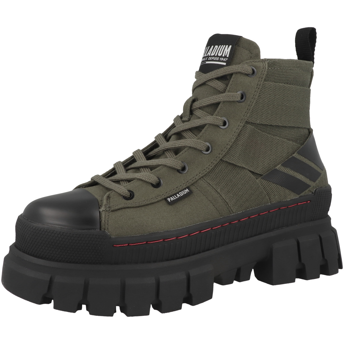 Palladium Revolt Hi Army Schnürboots dunkelgruen