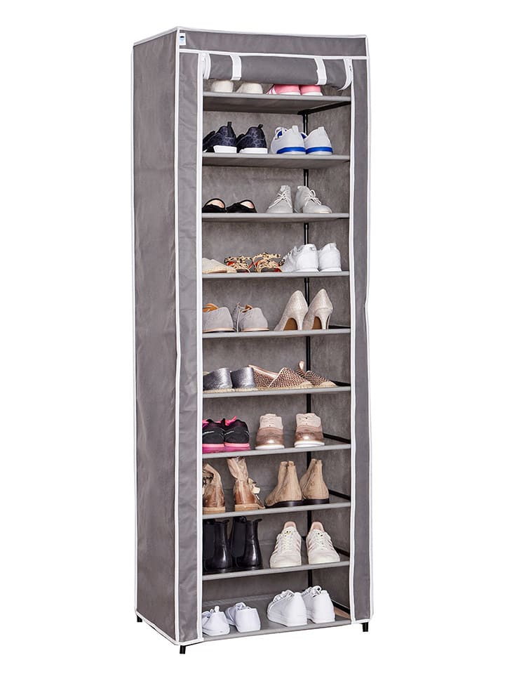 STORE IT Schuhschrank in Grau - (B)60 x (H)175 x (T)40 cm günstig kaufen onesize