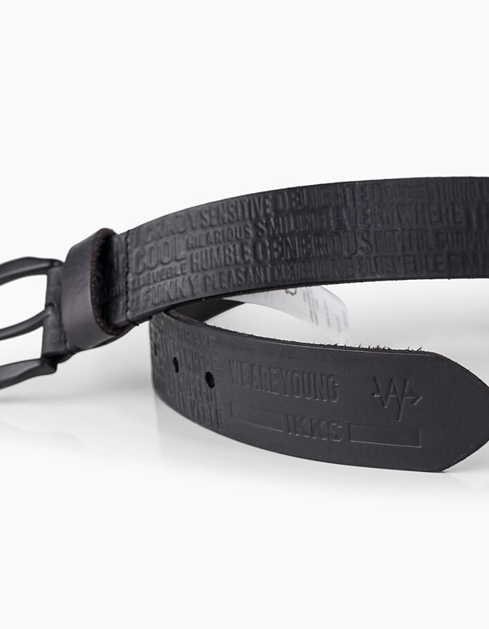 Ceinture cuir garçon