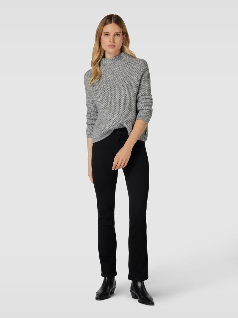 Bootcut Jeans im 5-Pocket-Design Modell 'LENI' in schwarz