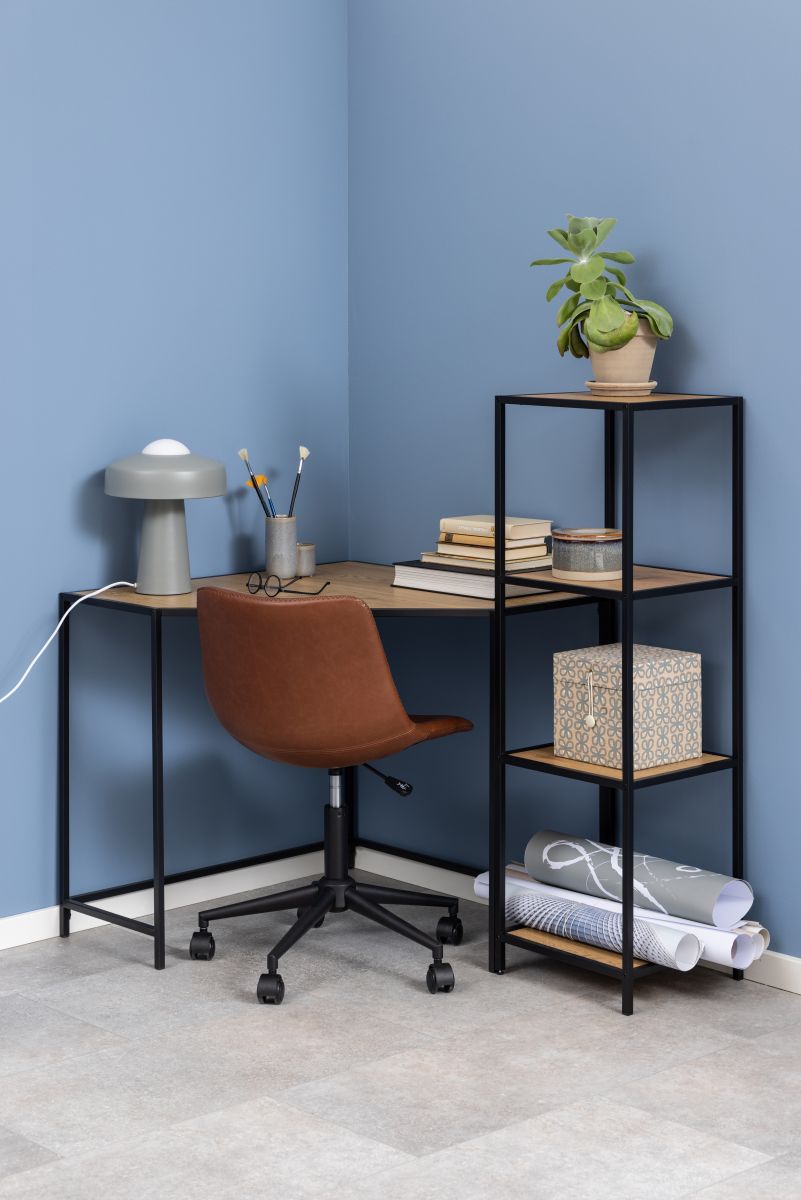 Eck-Regal Seaford Eiche 185 cm