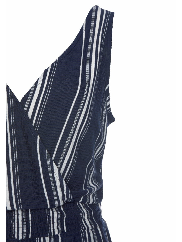 LASCANA Culotte-Overall in marine-weiß-gestreift günstig kaufen