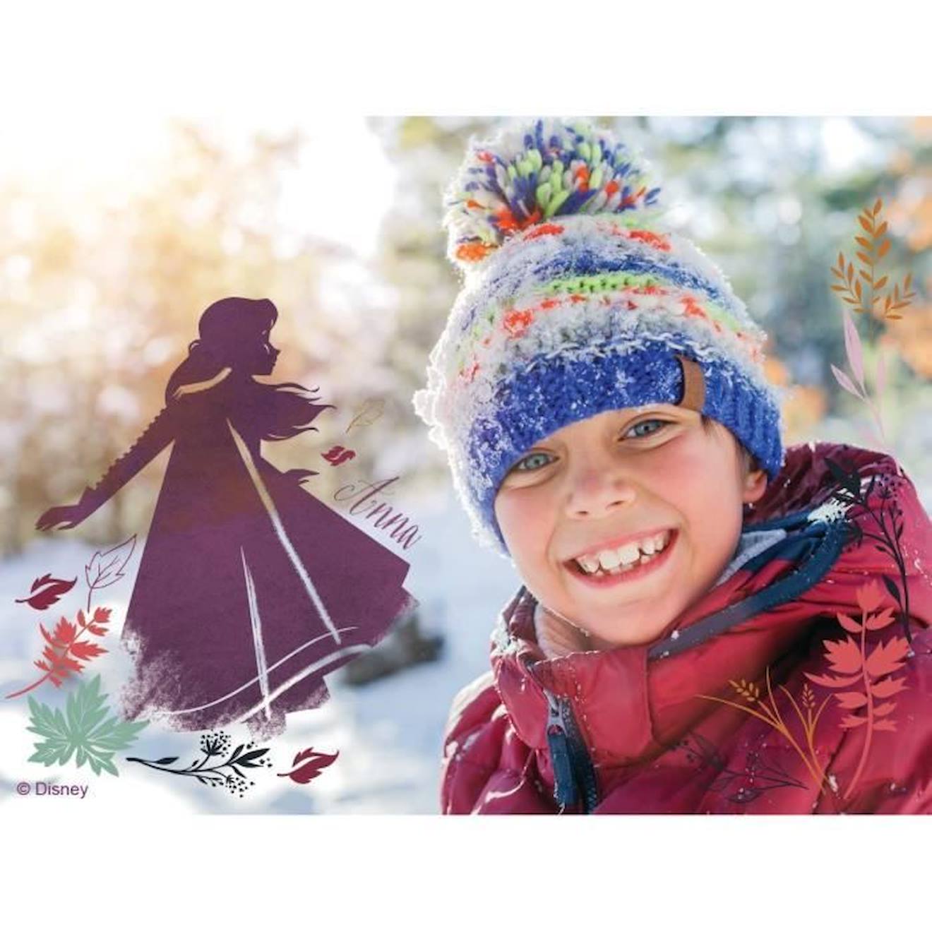 APN enfants La Reine des Neiges avec fonction photo et vidéo violet