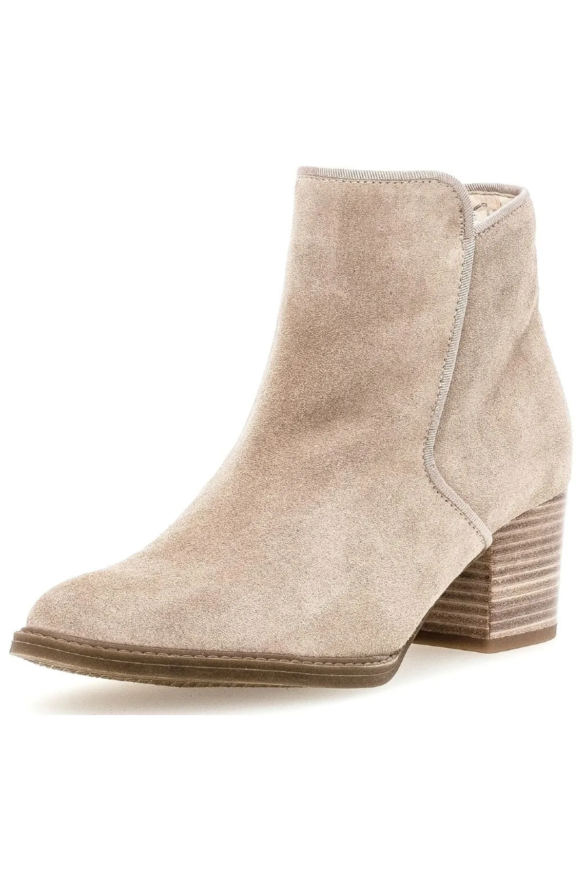GABOR  Stiefelette - Beige - Blockabsatz