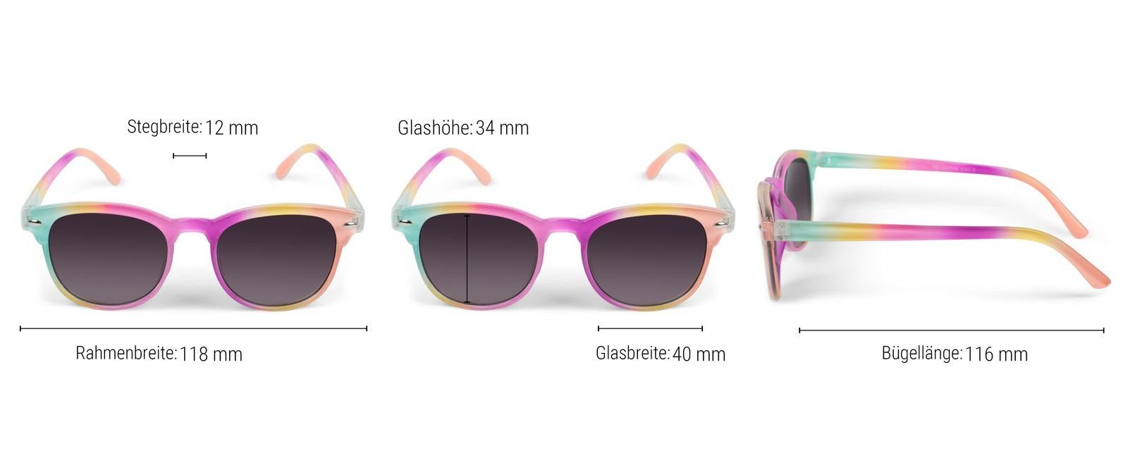 styleBREAKER Sonnenbrille (1-St) Getönt
