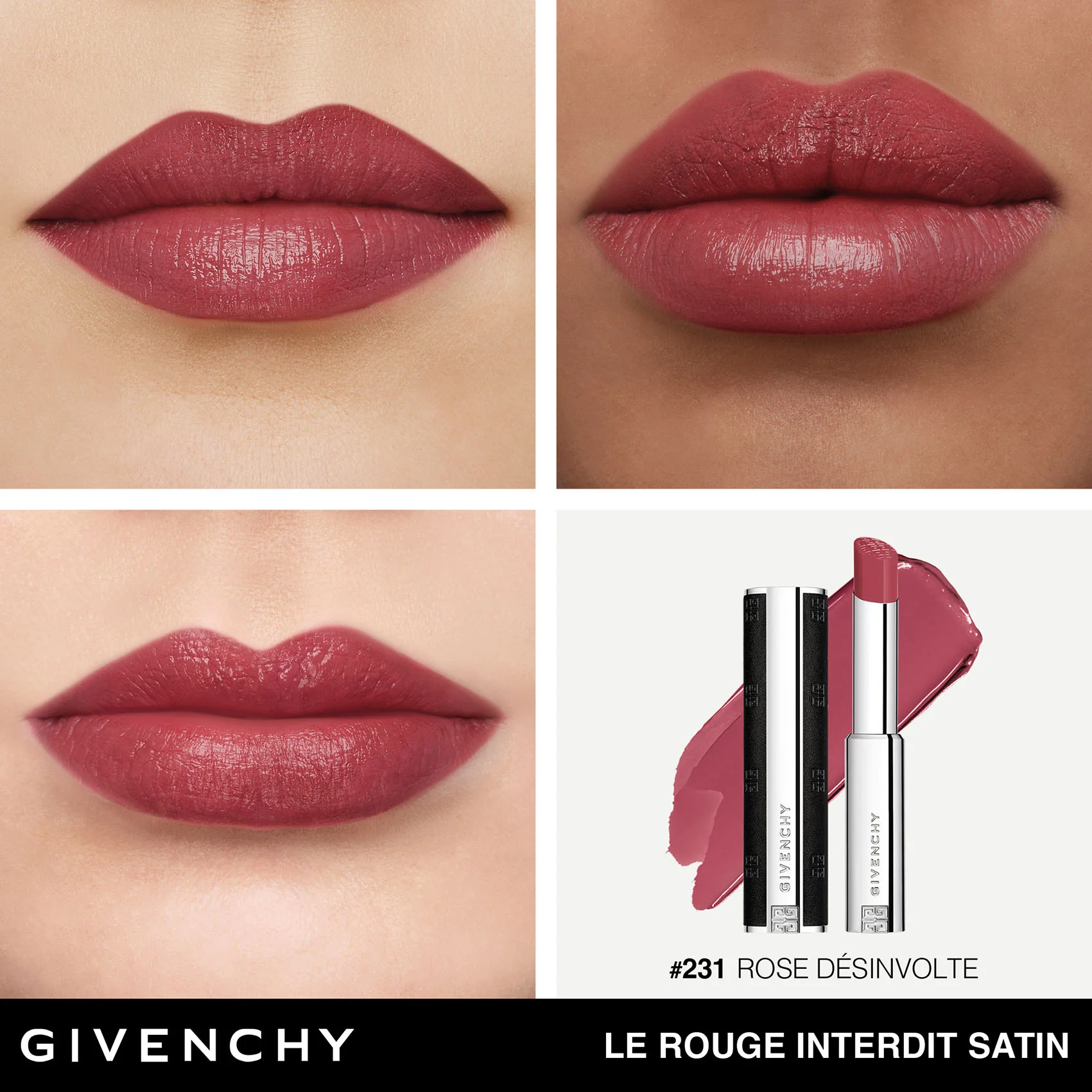 Lips Le Rouge Interdit Satin - Huulipuna