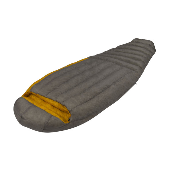 SPARK SPII - REGULAR DARK GREY / YELLOW - Daunenschlafsack