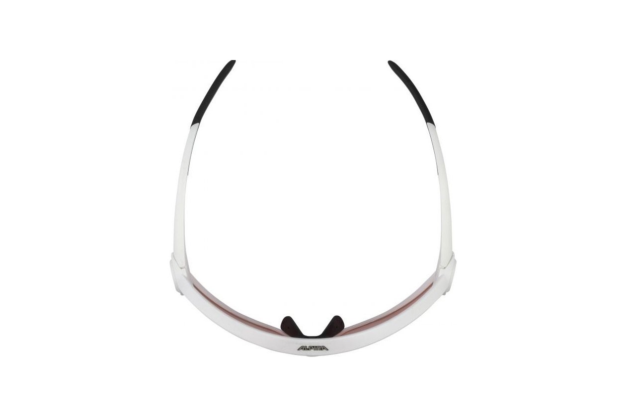 Alpina 5W1Ng Q white matt / red mirror lens