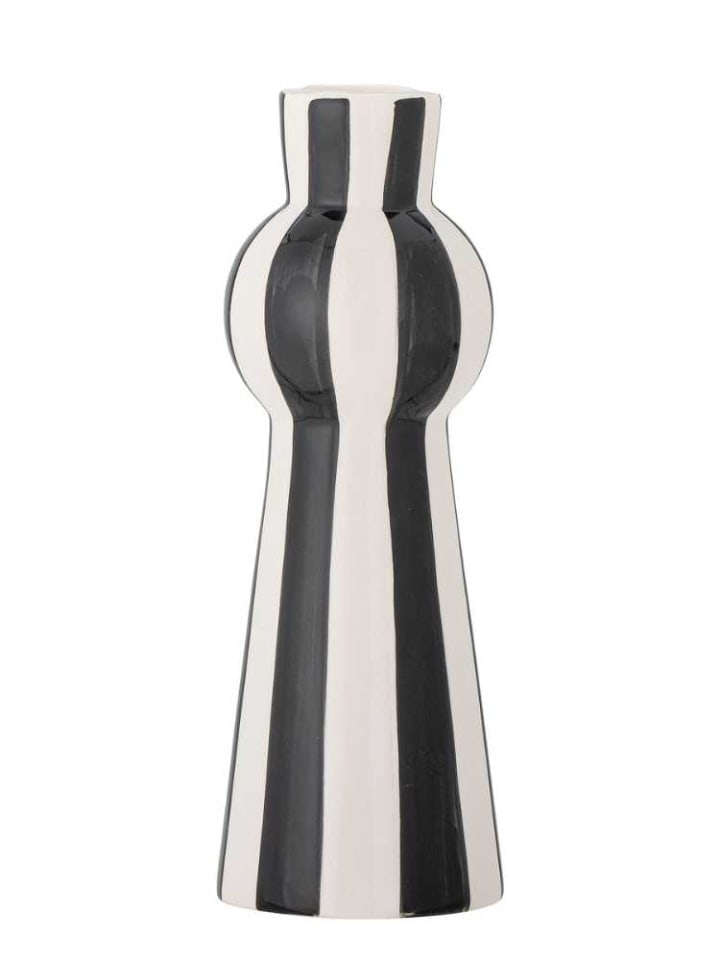 Bloomingville Kerzenhalter EJA Schwarz Weiß Hoch 17x6 cm günstig kaufen onesize