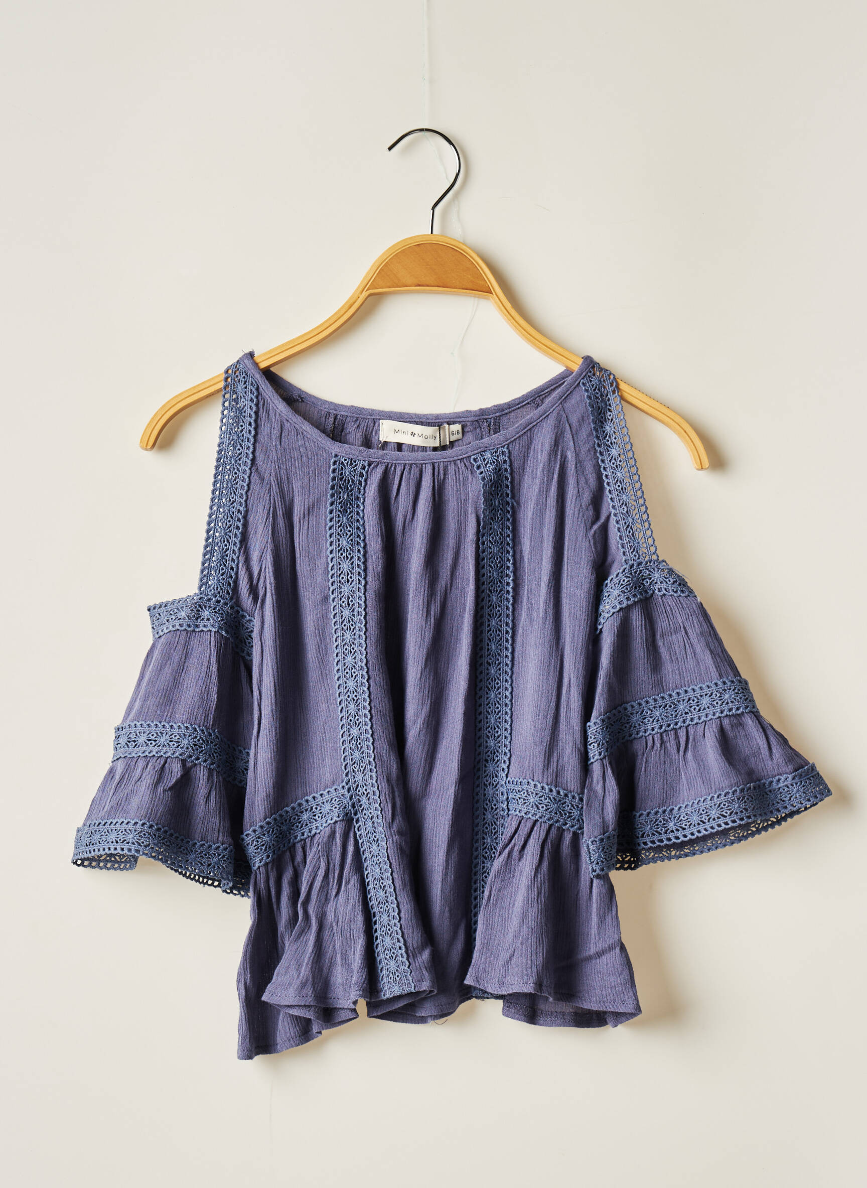 Mini Molly Blouses Fille couleur bleu