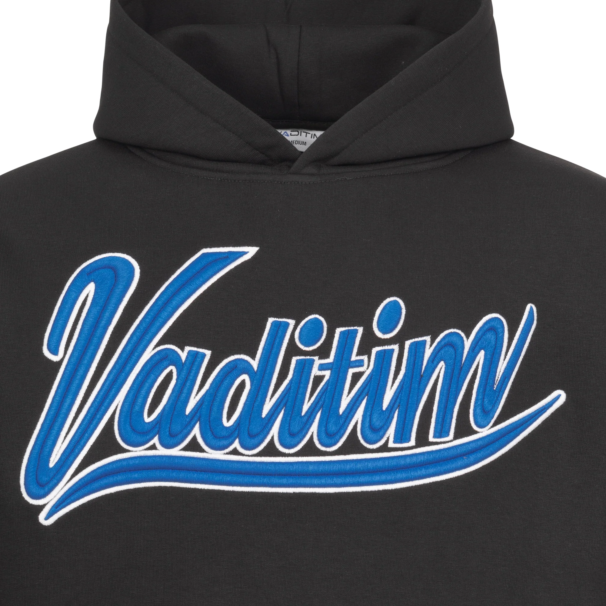 Black / Blue / White 3D College Hoodie