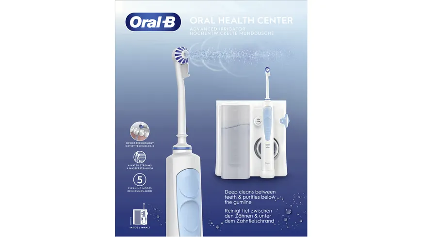 Oral-B Dental Center OxyJet Reinigungssystem - Munddusche