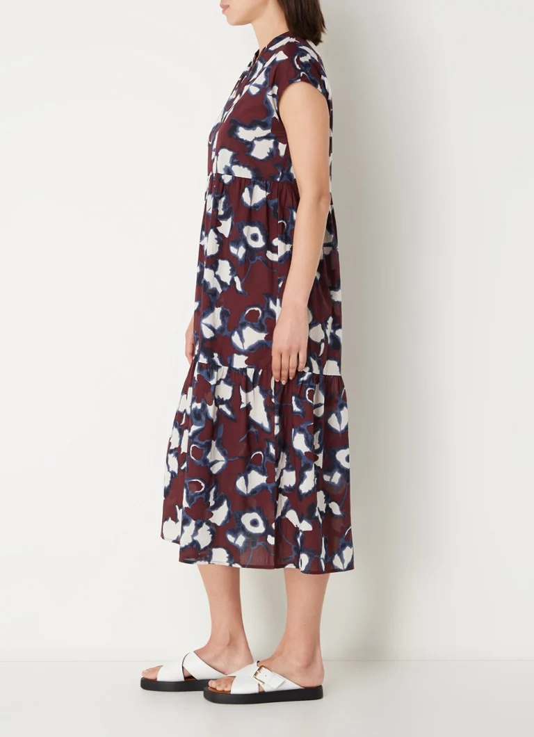 Vestido túnica midi estampado OPUS Werisa