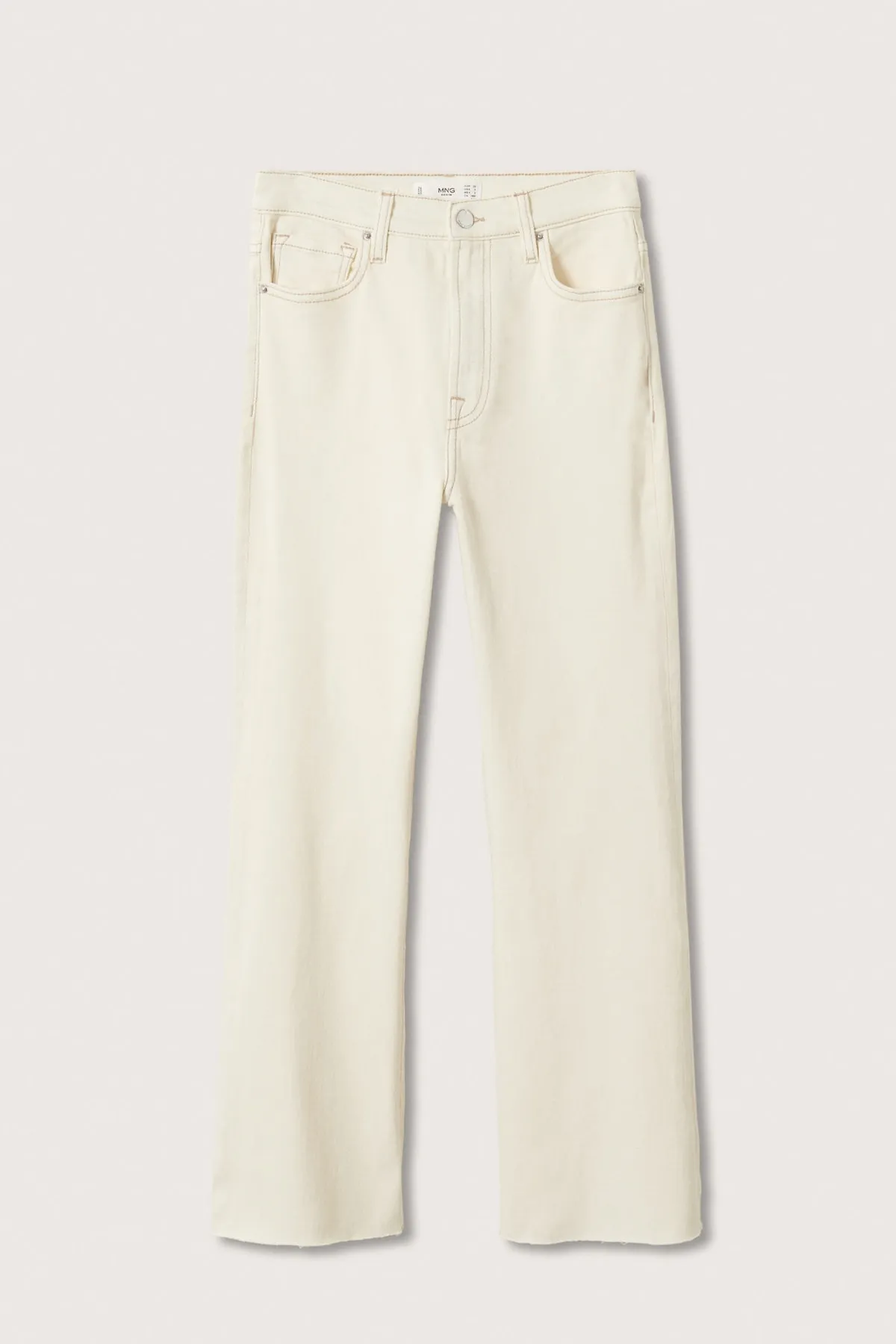 MANGO  27050188 Damen / Mädchen Off White