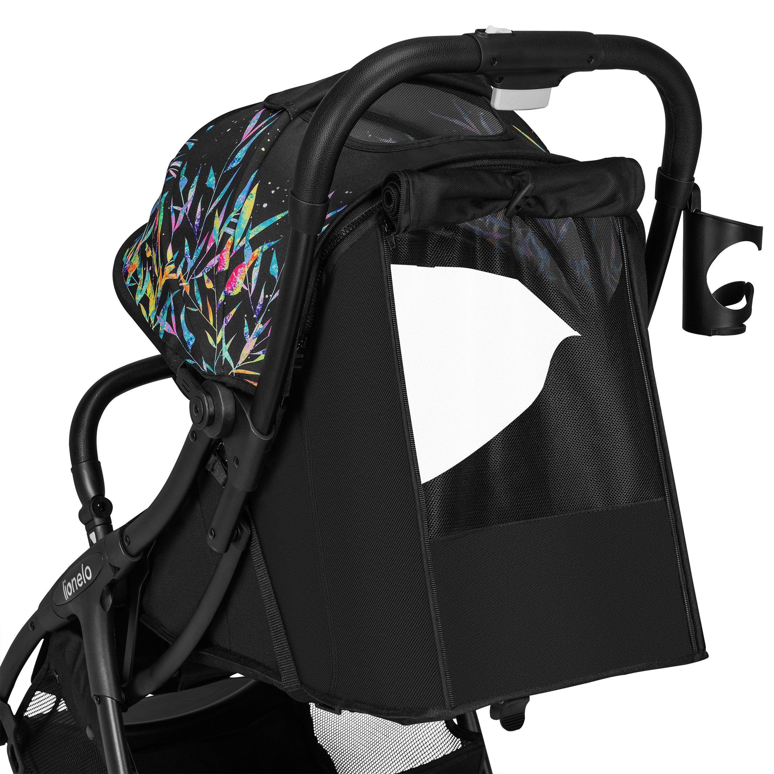 lionelo Kinder-Buggy Julie-ONE, Fußdecke,Getränkehalter,bis 22KG [Airline-Gepäck]