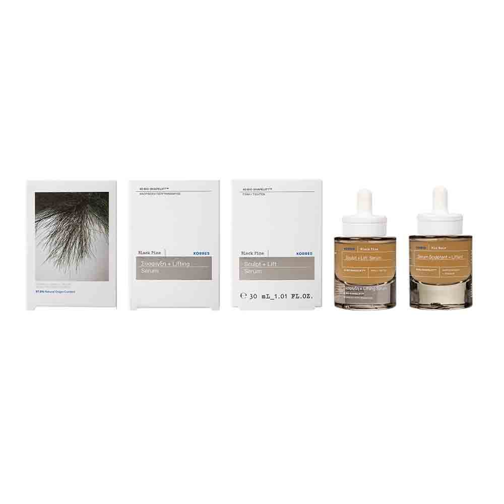 KORRES Tagespflege Black Pine 4D Bio-ShapeLift™ Re-modellierendes und straffendes Gesichtsserum