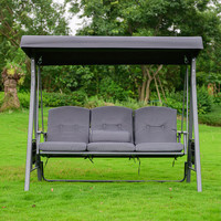Home Deluxe Hollywoodschaukel DESCANSO Grau