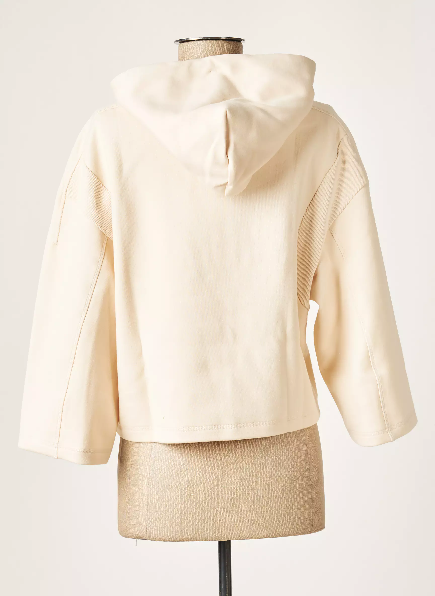 Adidas Sweat Capuche Femme couleur beige