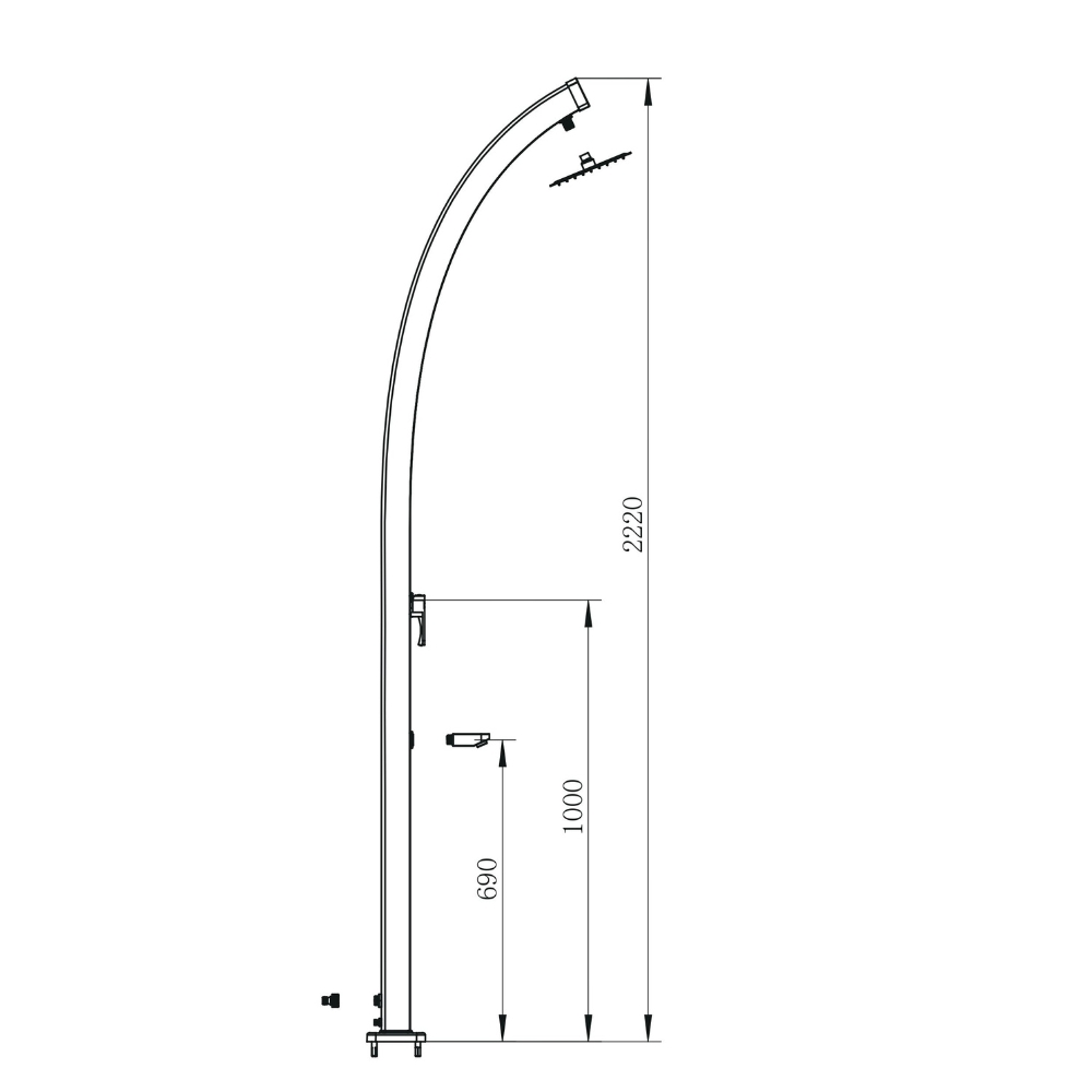 Home Deluxe Solardusche ATHEN