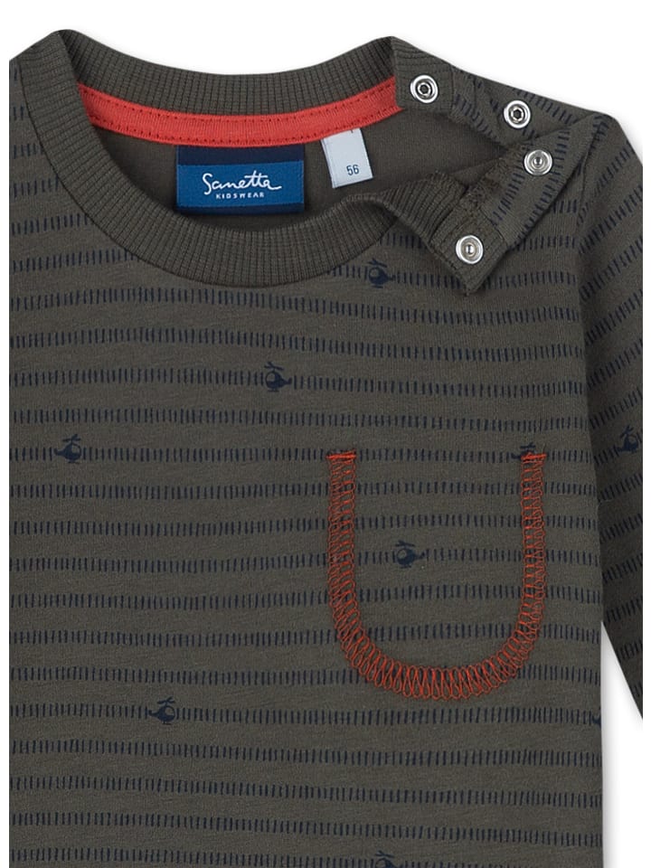 Sanetta Langarmshirt in Grün günstig kaufen 68