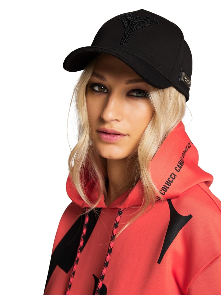 Carlo Colucci Baseball Cap Comba in Schwarz günstig kaufen onesize