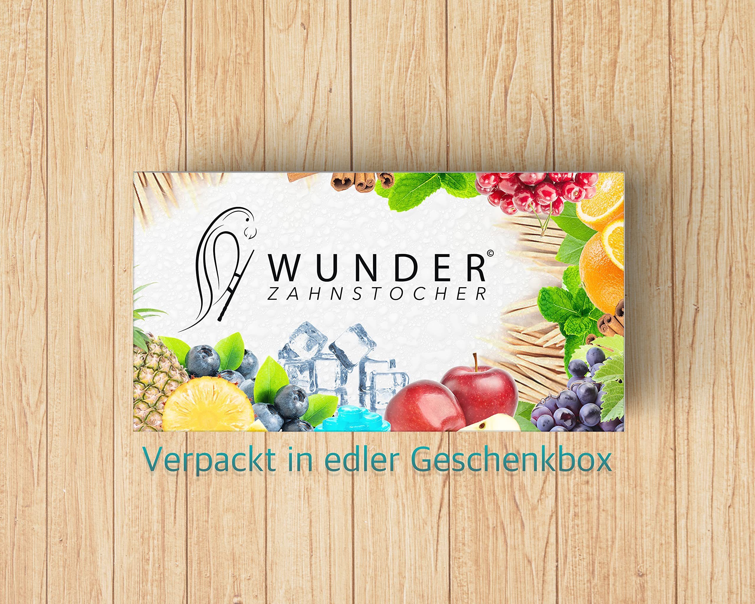Wunder Zahnstocher Mundpflegecenter Wunder Zahnstocher mit Geschmack - Probier Single Pack 80x