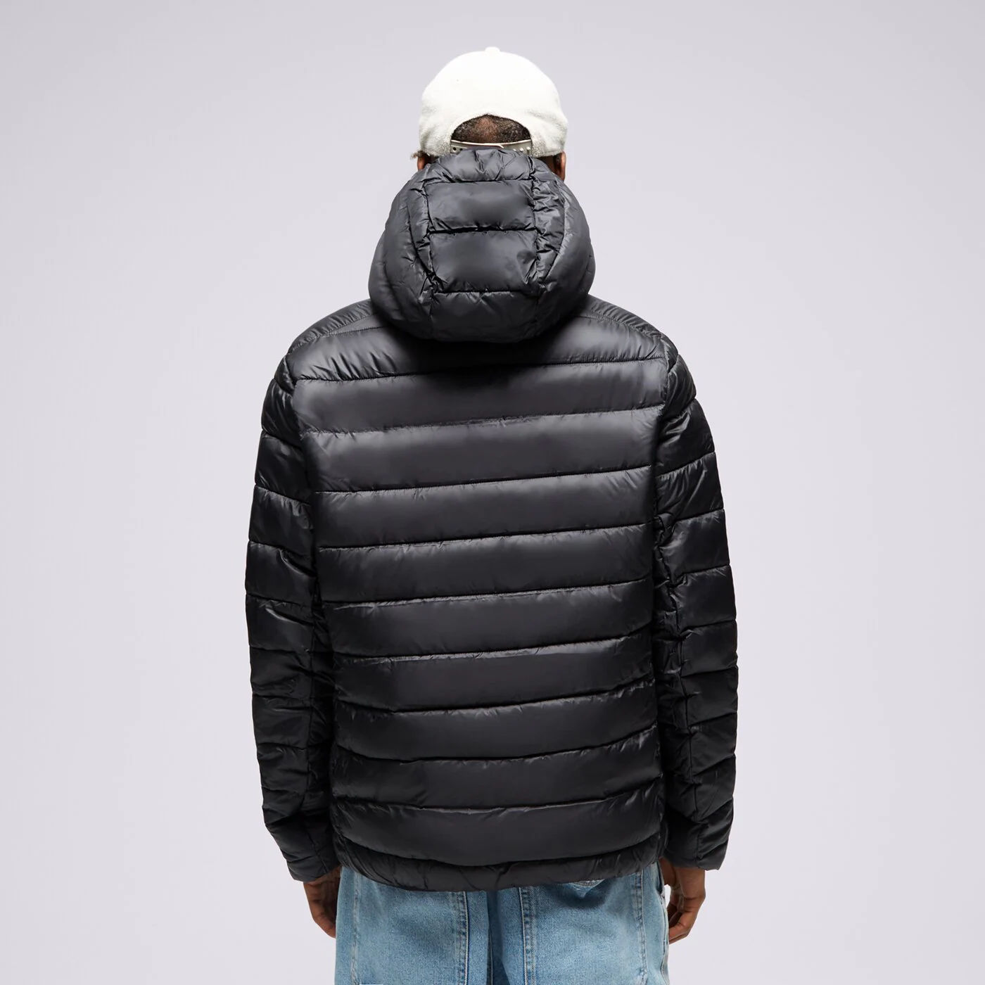 CHAMPION JACKE WINTER HOODED JACKET Schwarz