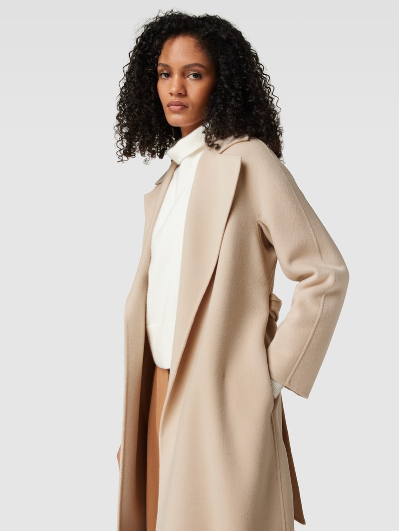 Mantel mit Bindegürtel Modell 'RAPIDO' in beige