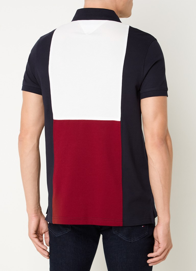 Koszulka polo Tommy Hilfiger z bawełnianej piki z haftowanym logo.