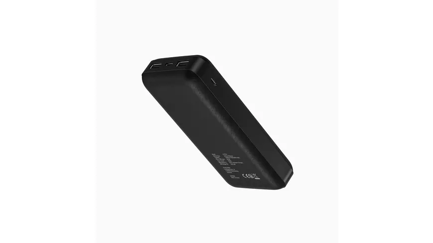 XLayer Powerbank Solid 20.000 mAh Black