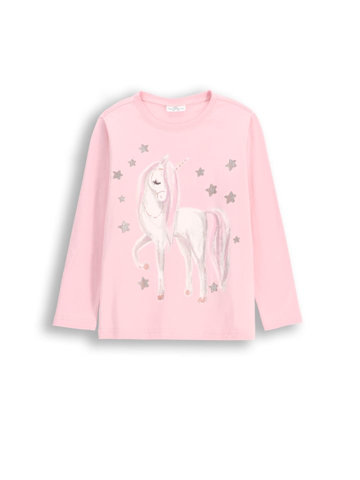 Coccodrillo Langarm-T-Shirt in gedämpftes Rosa günstig kaufen