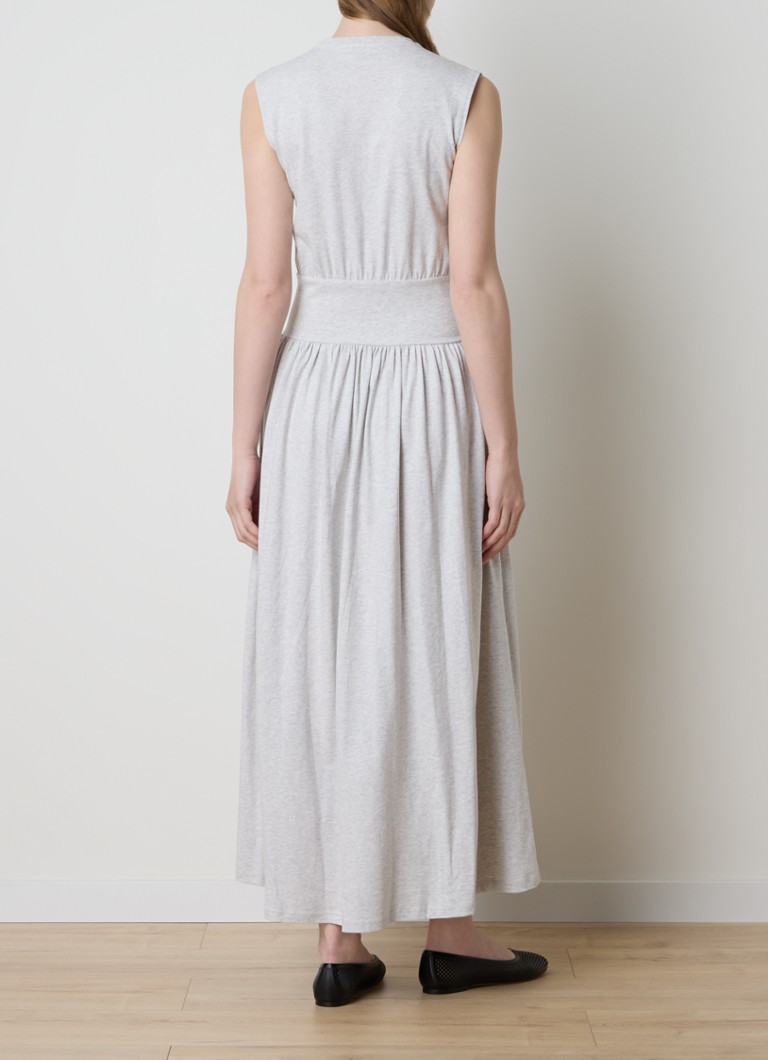 Vestido midi TOTEME de algodón orgánico con bolsillos laterales