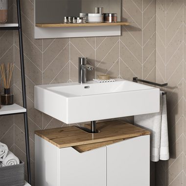 Vicco Waschbeckenunterschrank Badezimmerschrank MARELLE Weiß/Artisan