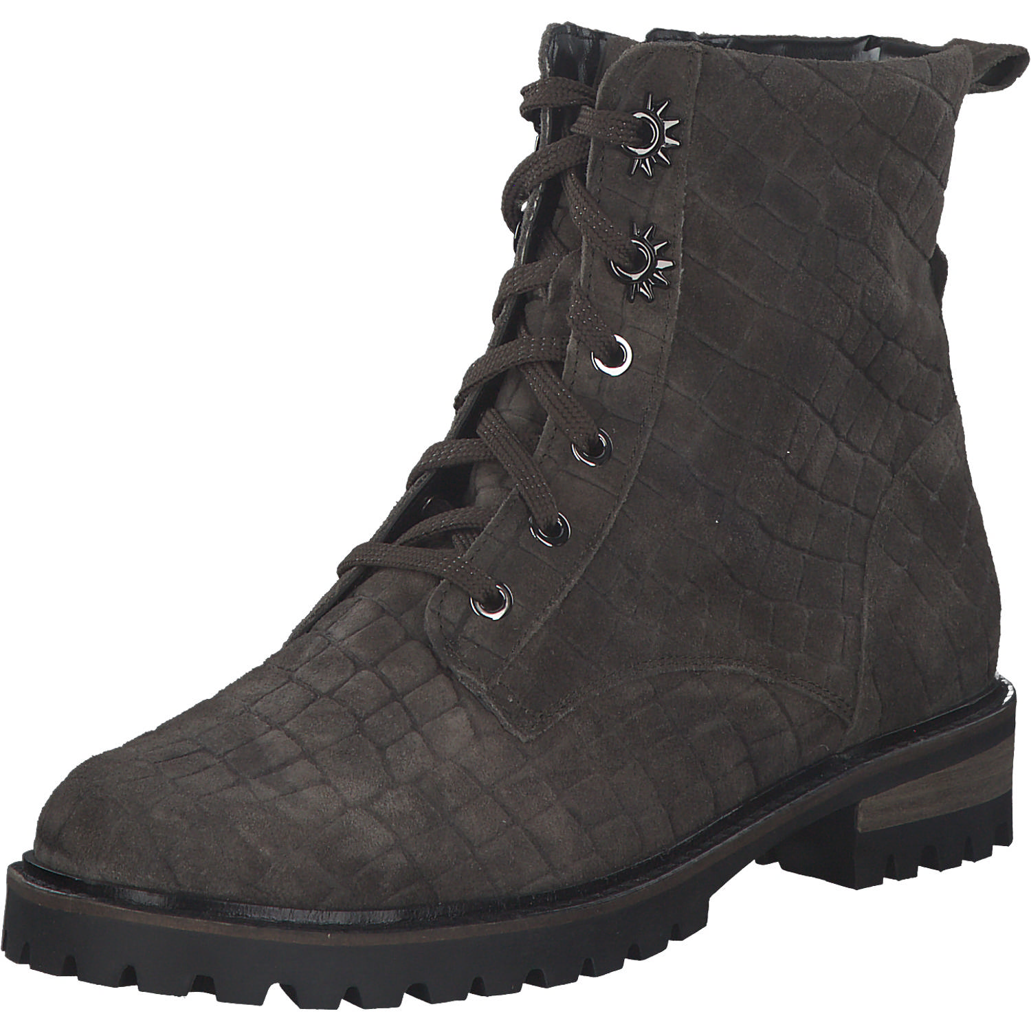 Waldläufer Ayla 774802, Schnürstiefeletten, Damen, kitt