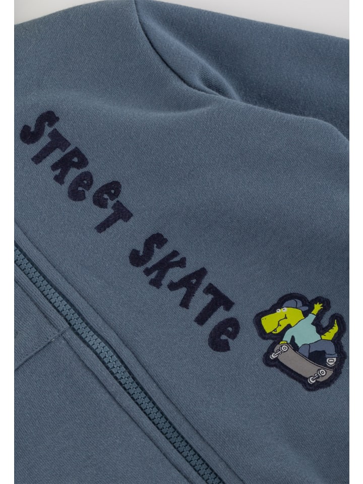 Sigikid Sweatjacke Sporty Dino in Blau günstig kaufen
