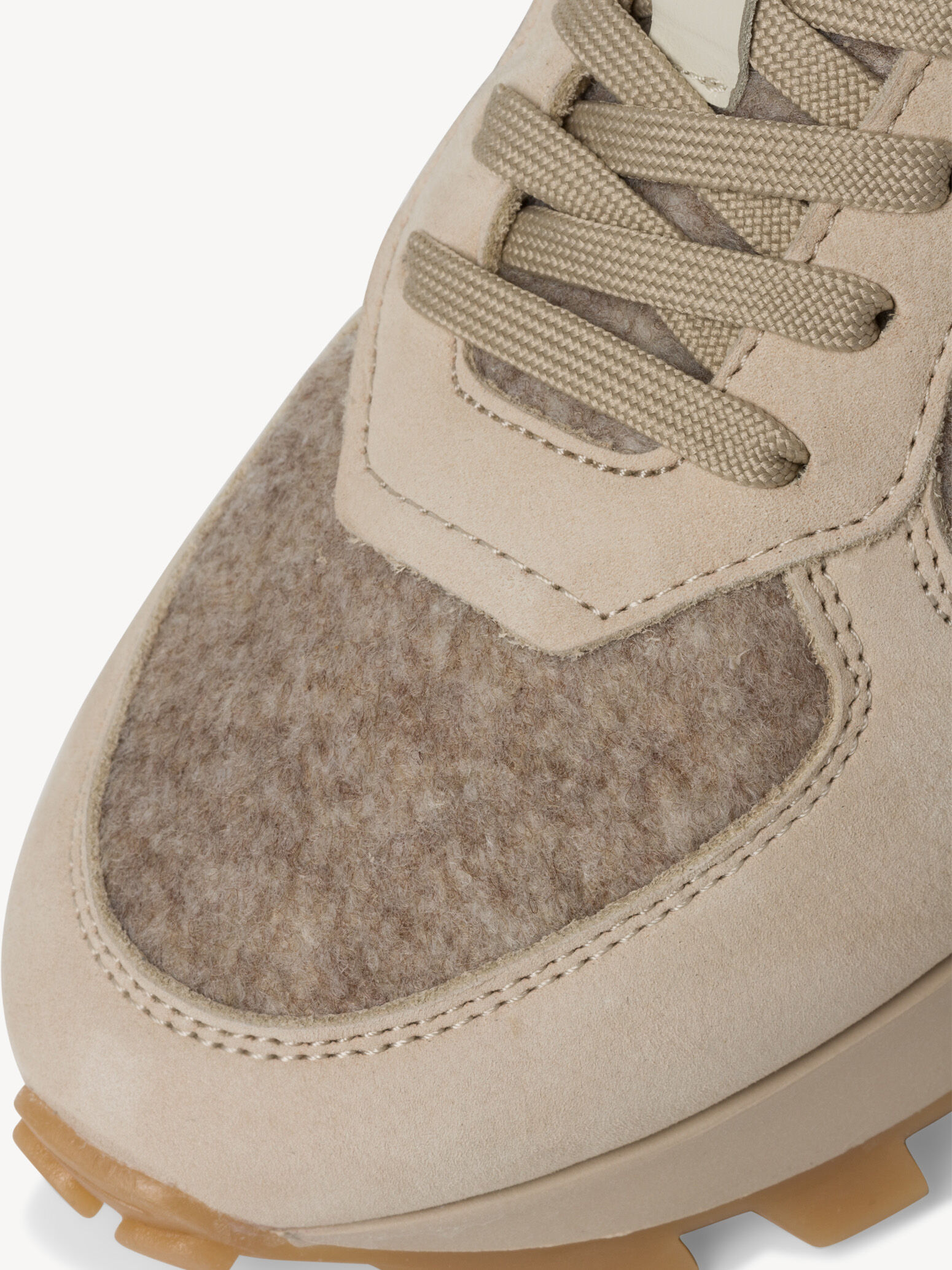 Basket en cuir - beige