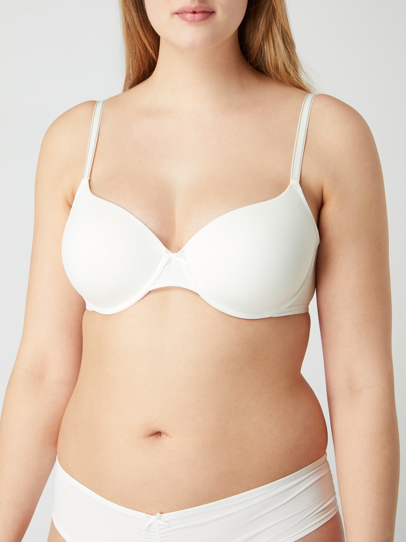 Bügel-BH mit Spaghettiträgern Modell 'PERFECT BASICS' in offwhite