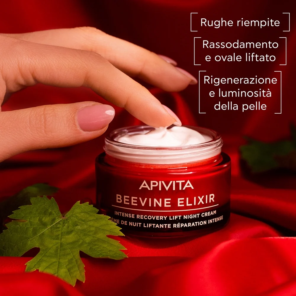 Beevine Elixir Intensive Lifting Regeneračný nočný krém - Nočná kúra proti vráskam, Nočná kúra s liftingom tváre