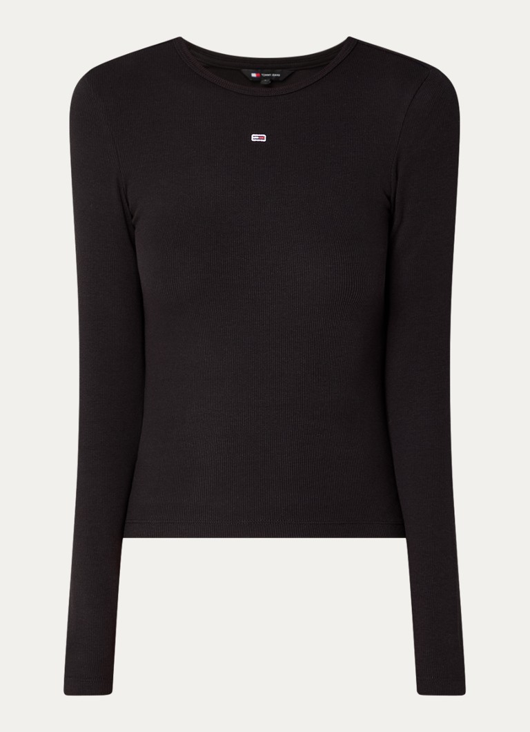 Tommy Hilfiger long-sleeved shirt with logo embroidery