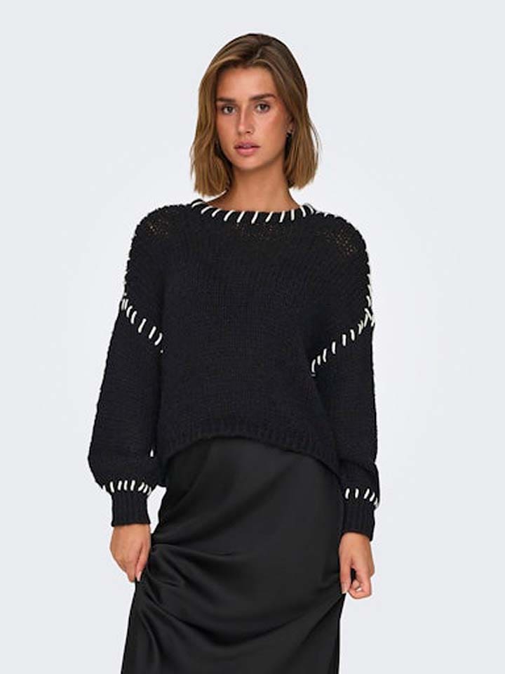 ONLY Pullover in Schwarz günstig kaufen