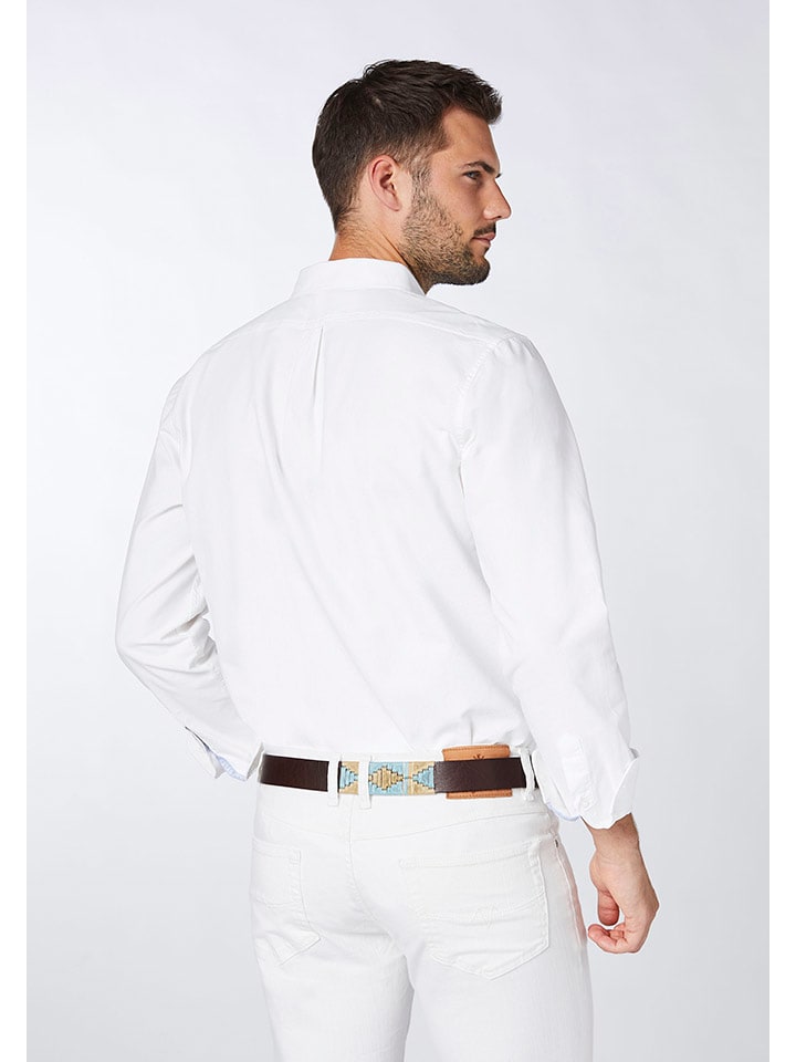 Polo Sylt Hemd - Regular fit - in Weiß günstig kaufen