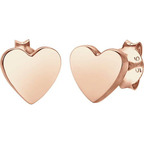 Elli Ohrringe Kinder Stecker Herz Liebe Basic 925 Silber