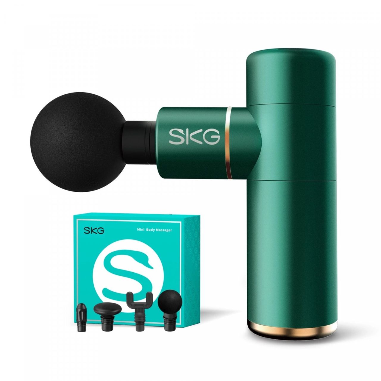 SKG F3-EN Massagepistole für den ganzen Körper 2200 mAh 5-11h-Arbeitszeit Grau
