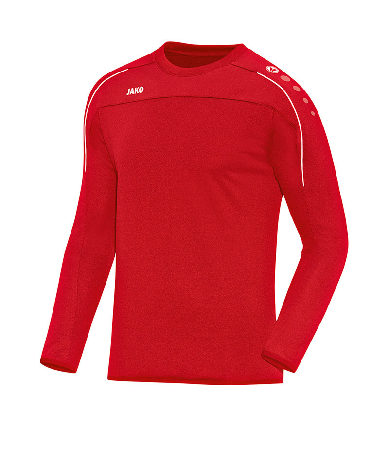 Jako Classico Sweatshirt Rot Weiss F01