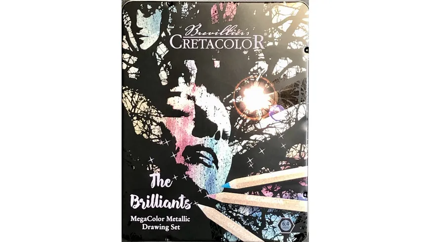 CRETACOLOR The Brilliants Metallic Drawing Set