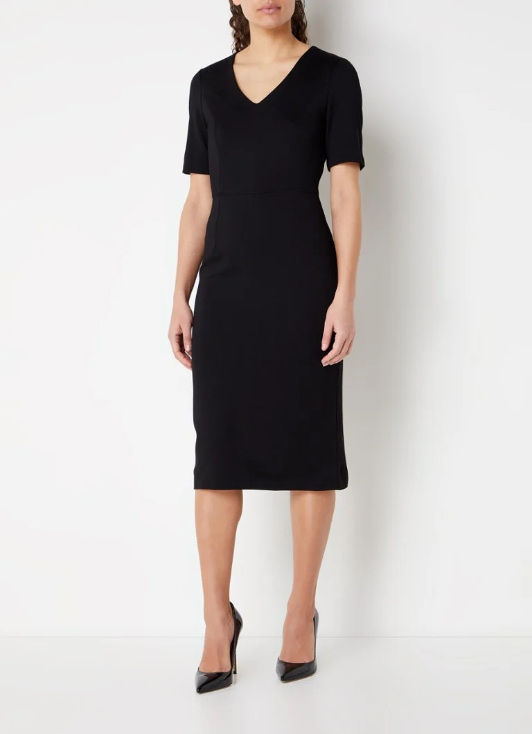 Rochie midi creion elastică LKBennett Dr. Natasha